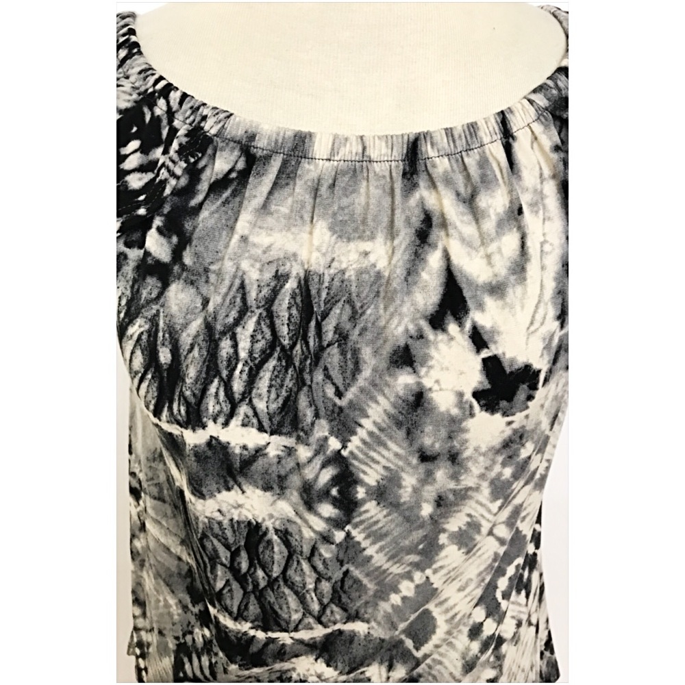 Boho Off The Shoulder Tie Dye Top SML - Picture 3 of 6